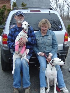 Minnie with new family, December 2006